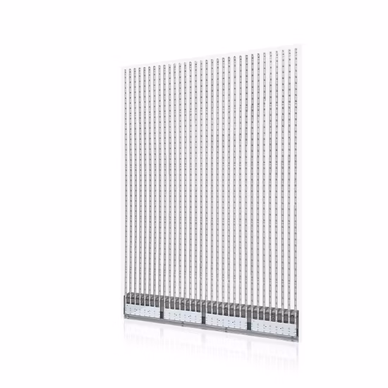 P8 Indoor-Vollfarb-Display mit transparentem, flexiblem Film und LED-Bildschirm für Werbung