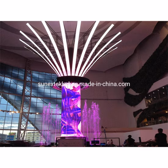 Fabrikversorgung Soft Curve, gebogen, flexibler Kreis, rund, wandmontiert, kommerziell, spezielle Designform, geringes Gewicht, P2, P2,5, P3, P4, P5, Videowand-LED-Anzeigemodul